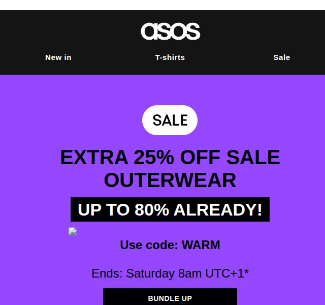 ASOS Sale: Extra 25% na kabáty a bundy – červen 2026 | Nuslet.cz