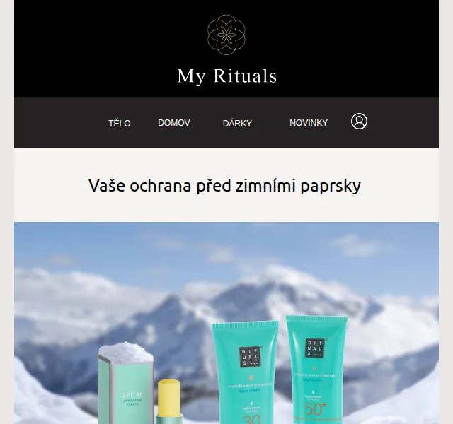 Rituals: SPF 30 a SPF 50 ochrana na lyže – červenec 2026 | Nuslet.cz