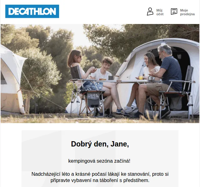Decathlon: kempingová sezóna – červen 2026 | Nuslet.cz