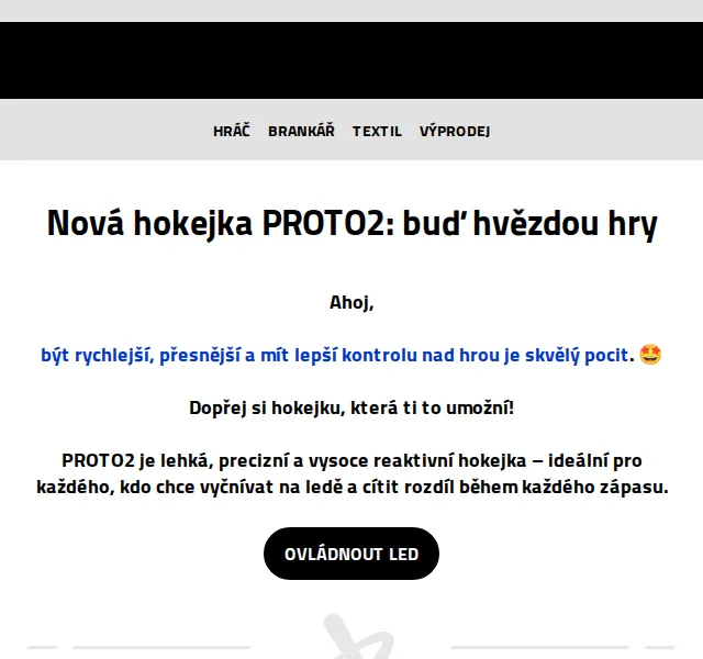 Bauer Hockey Česko: Hokejka PROTO2 – červenec 2026 | Nuslet.cz