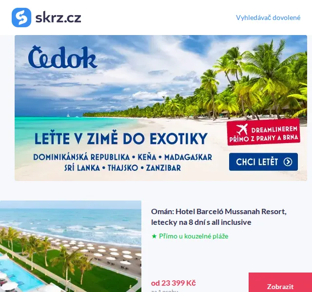 Vánoce na Skrz: Omán od 23 399 Kč – červen 2026 | Nuslet.cz
