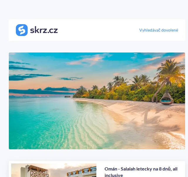 Vánoce na Skrz: Dovolená v exotice od 15 190 Kč – červen 2026 | Nuslet.cz