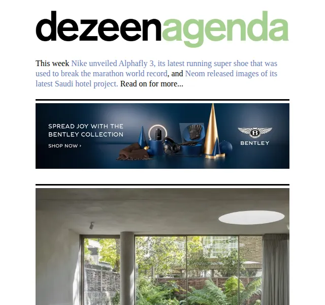 Dezeen Daily: Novinky ze světa designu a architektury – červen 2026 | Nuslet.cz