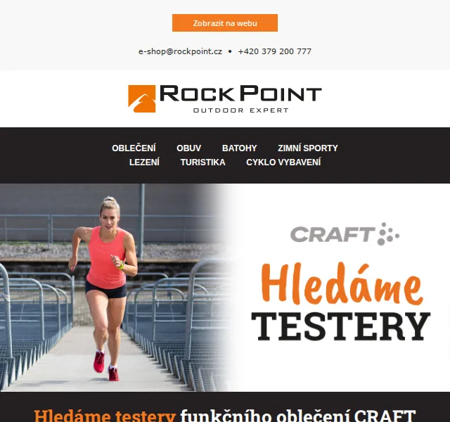 Rock Point: testování CRAFT – červen 2026 | Nuslet.cz