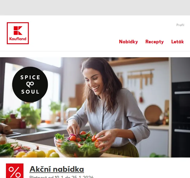 Kaufland: Spice&Soul nádobí a kuchyně – březen 2026