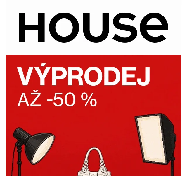 HOUSE: Výprodej až -50% módy – červen 2026 | Nuslet.cz