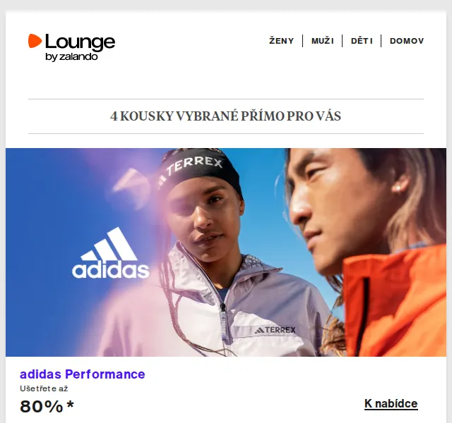 Lounge by Zalando: adidas Performance, Diesel – až 80% sleva – červen 2026 | Nuslet.cz