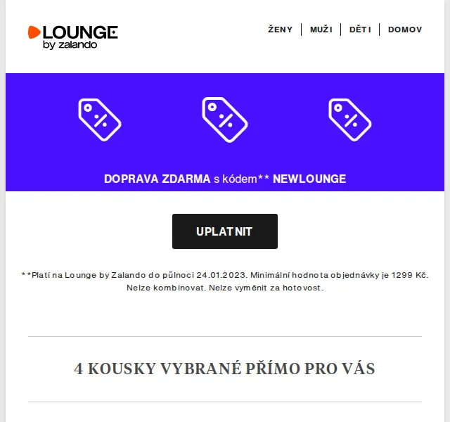 Lounge by Zalando: Tommy Jeans s dopravou zdarma – červen 2026 | Nuslet.cz