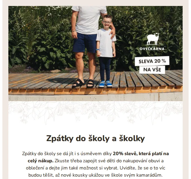 Ovečkárna: Sleva 20 % na celý nákup – červenec 2026 | Nuslet.cz
