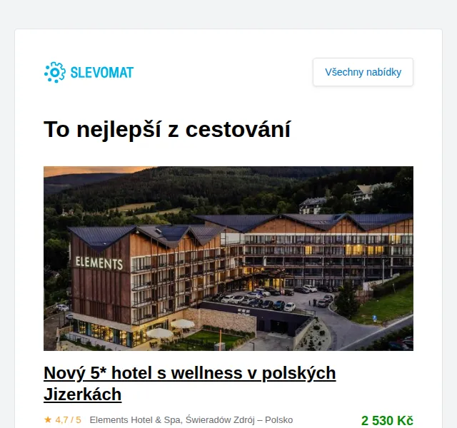 Slevomat: Wellness pobyty od 1 590 Kč – červenec 2026 | Nuslet.cz