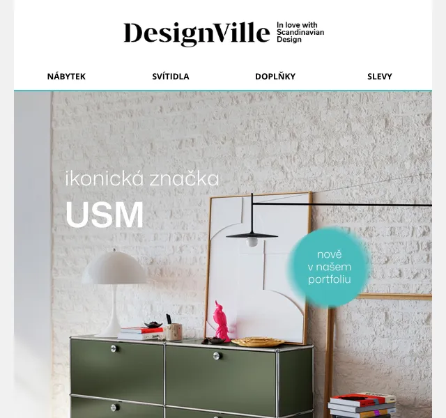 DesignVille: USM Haller nábytek – sleva 5 % | Červenec 2026