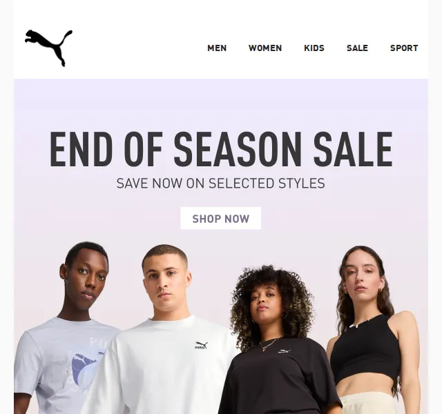 PUMA: End of Season Sale až 50 % sleva – červen 2026 | Nuslet.cz