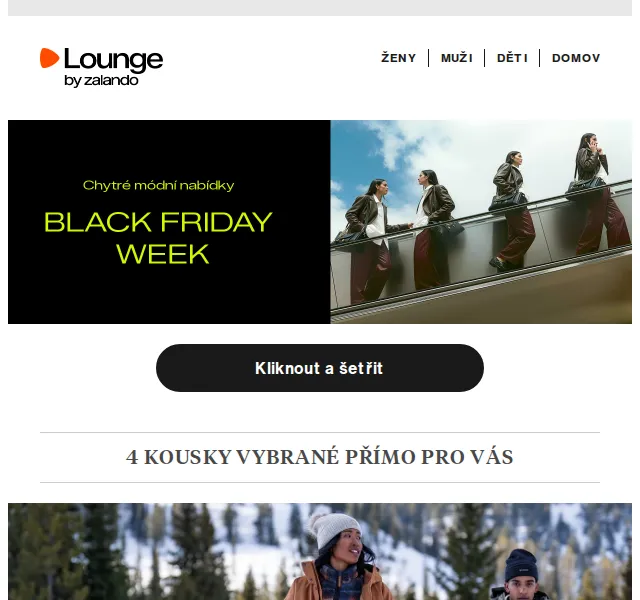 Lounge by Zalando: až 75 % sleva na Columbia, Vero Moda – duben 2026