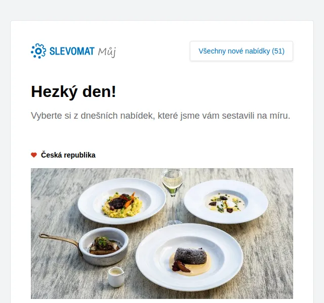 Slevomat: 4chodové menu a vyhlídka ze Žižkovské věže – červen 2026 | Nuslet.cz