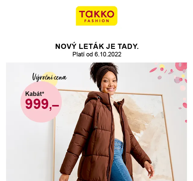 Takko Fashion: Leták s výročními cenami – červen 2026 | Nuslet.cz