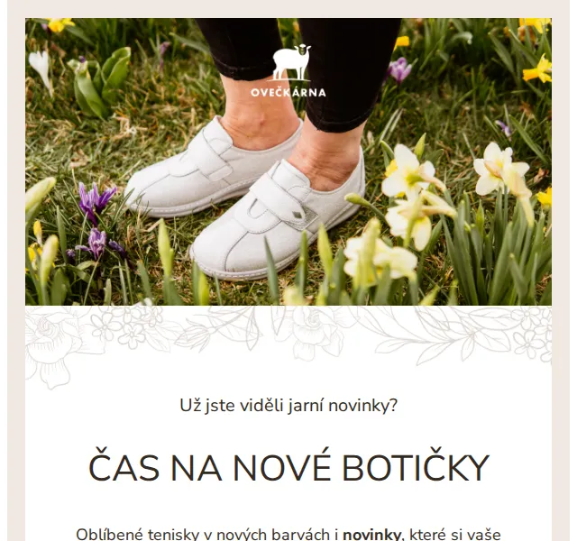 Ovečkárna: jarní tenisky a baleríny od 699 Kč – červen 2026 | Nuslet.cz
