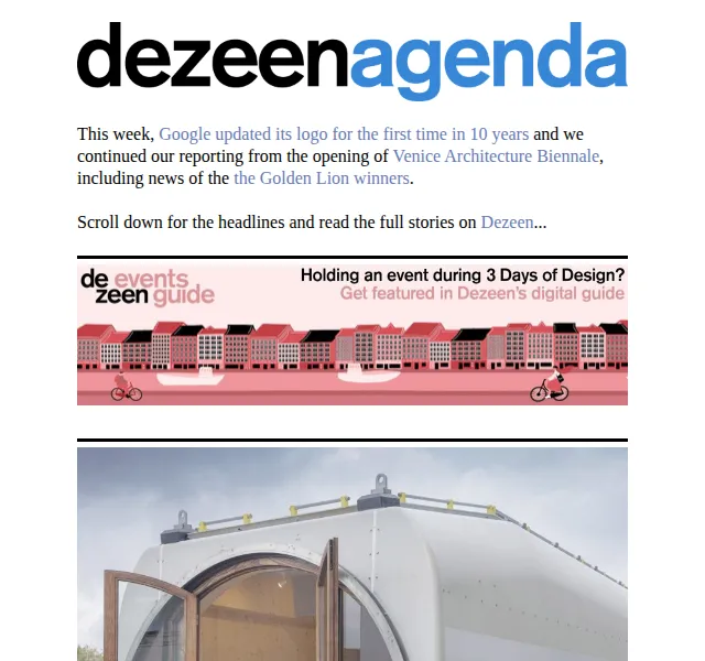 Dezeen Daily: Novinky z architektury a designu – červenec 2026 | Nuslet.cz