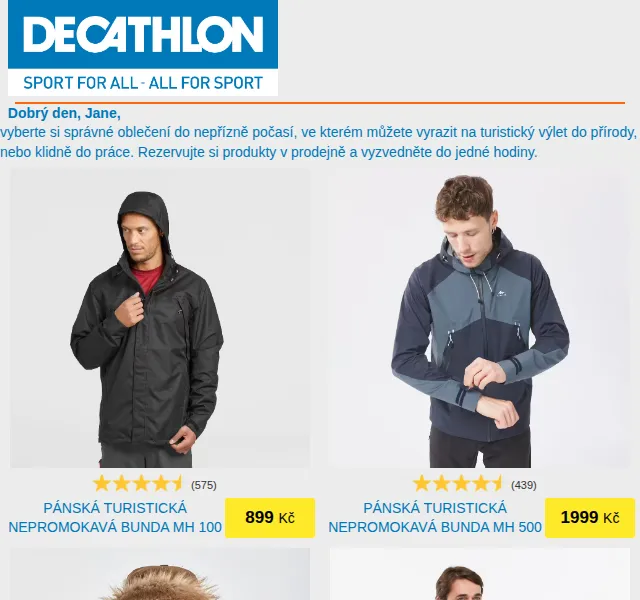 DECATHLON: nepromokavé bundy a merino doplňky – červen 2026 | Nuslet.cz