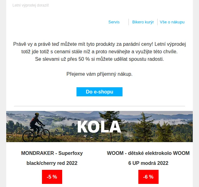 czbikero: Výprodej až -33 % – červen 2026 | Nuslet.cz