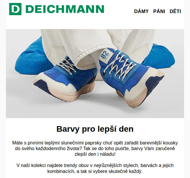 Deichmann: Barevné boty značek Kappa, Puma, Adidas – červen 2026 | Nuslet.cz