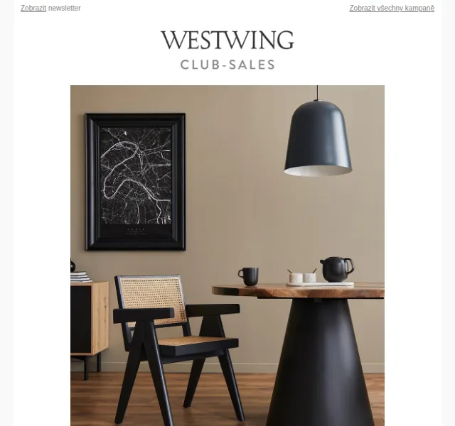 Westwing: Black & White Japandi a další – červenec 2026 | Nuslet.cz