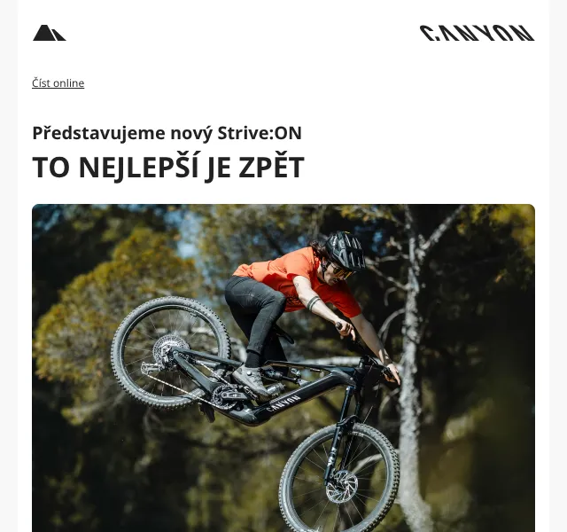 Canyon Bicycles: Strive:ON e-MTB nová generace – květen 2026