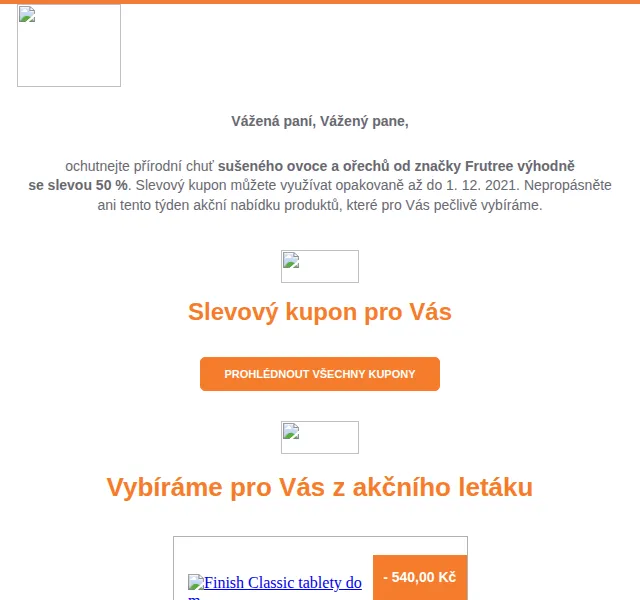 Globus Bonus: Sušené ovoce Frutree 50 % – listopad 2021 | Nuslet.cz
