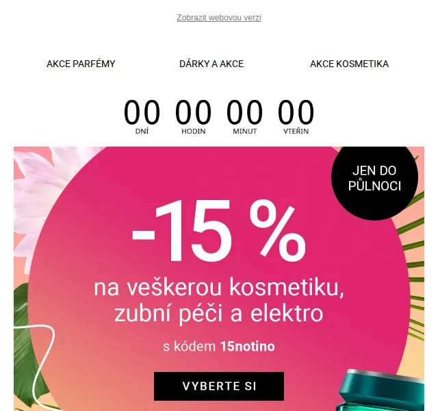 Notino: 15% sleva na kosmetiku – červen 2026 | Nuslet.cz