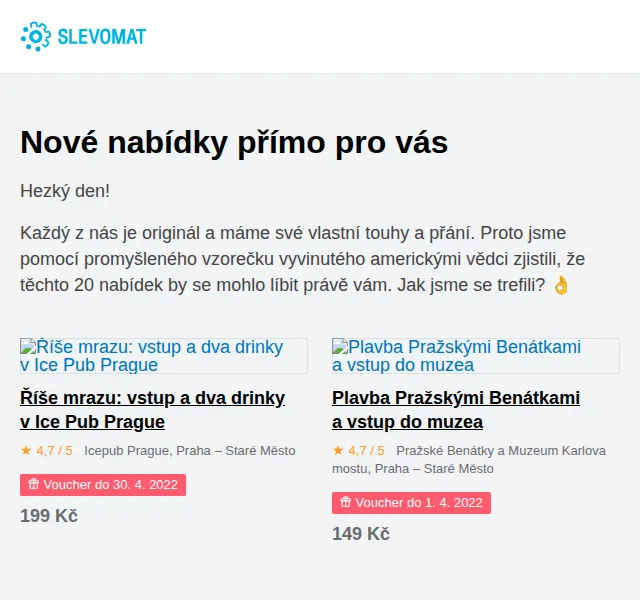 Slevomat: 20 nabídek na míru – wellness, pobyty a gurmánské zážitky – červen 2026 | Nuslet.cz