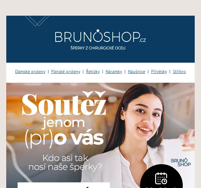 BRUNOshop.cz: Soutěž o šperky dle vašeho výběru – červen 2026 | Nuslet.cz