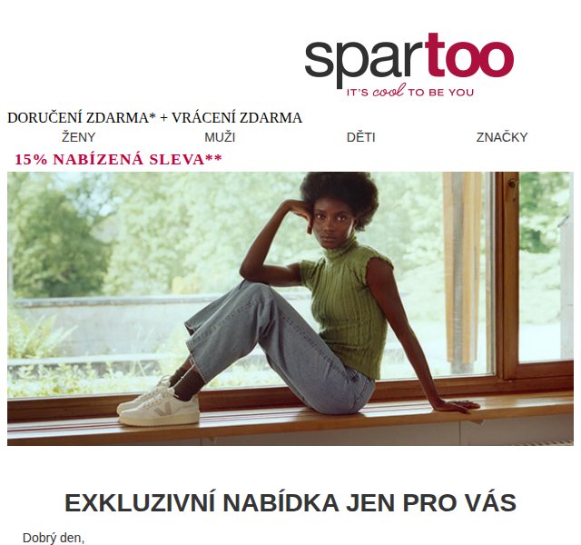 Spartoo.cz: Sleva 15 % na Veja – duben 2026 | Nuslet.cz