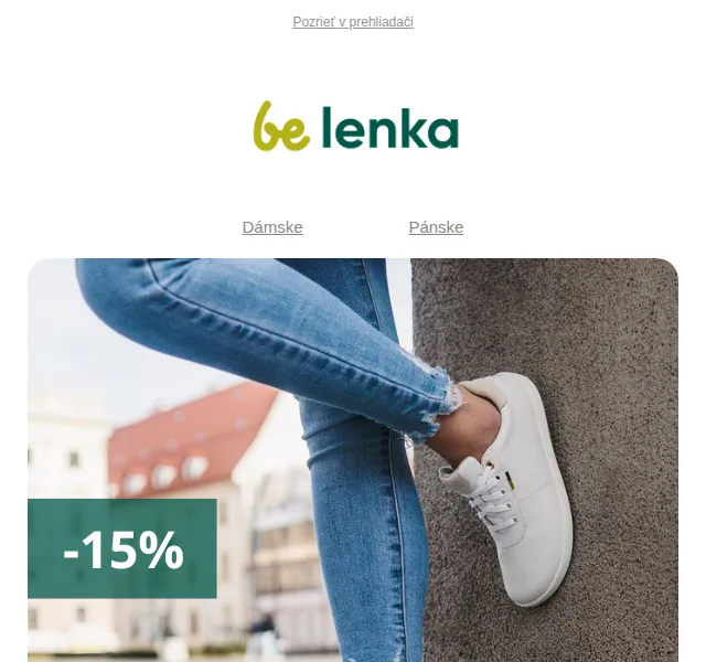 Be Lenka: Royale tenisky s 15% slevou – červen 2026 | Nuslet.cz