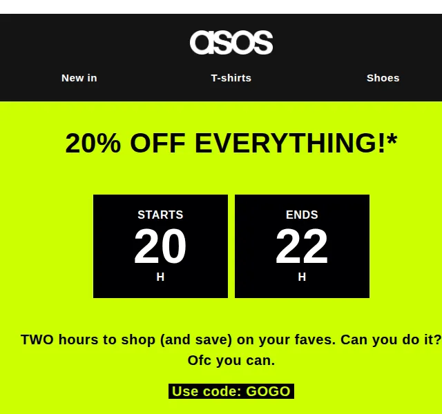 ASOS Sale: 20% sleva na vše – červen 2026 | Nuslet.cz