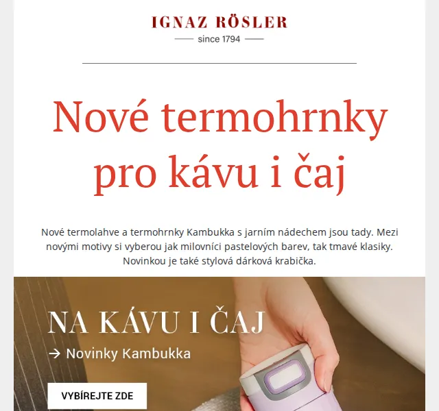 Ignazrosler.cz: Nové termohrnky Kambukka – červen 2026 | Nuslet.cz
