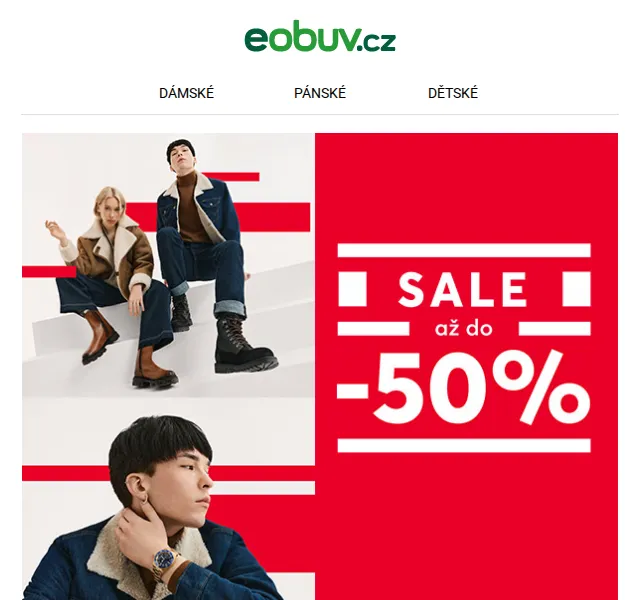 eobuv.cz: Výprodej obuvi do -50 % – červen 2026 | Nuslet.cz