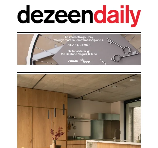 Dezeen Daily: Nová architektura a design – červenec 2026 | Nuslet.cz