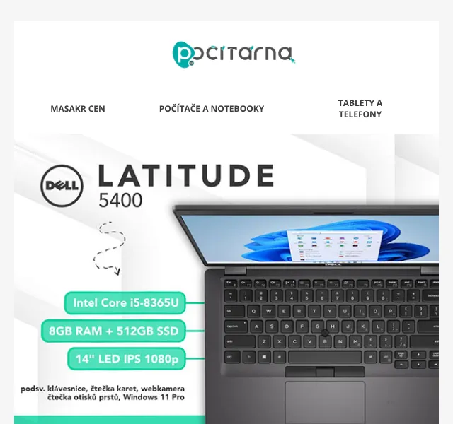 Počítárna: Dell Latitude za 4 440 Kč – září 2026