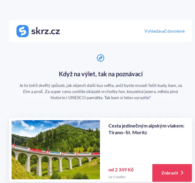 Vánoce na Skrz: poznávací zájezdy od 1 199 Kč – červen 2026 | Nuslet.cz