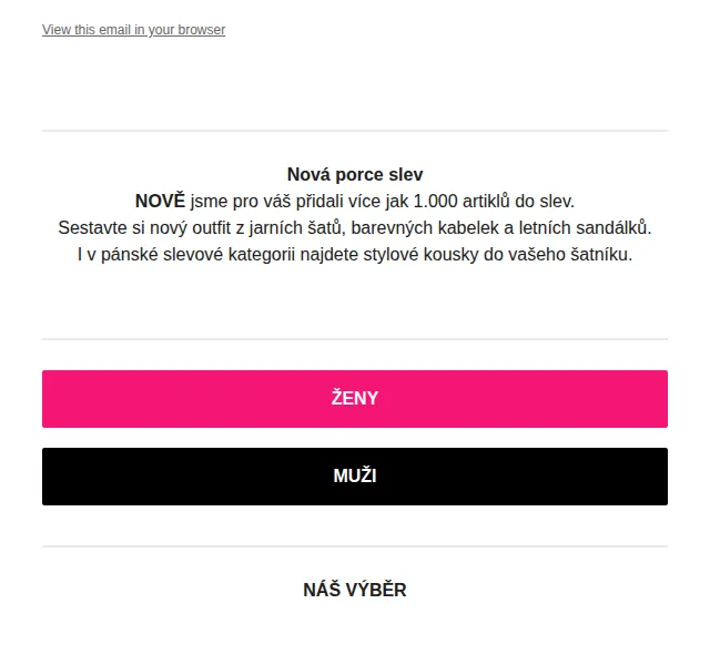 Fade: Nová porce slev s 1 000+ artiklů – červen 2026 | Nuslet.cz