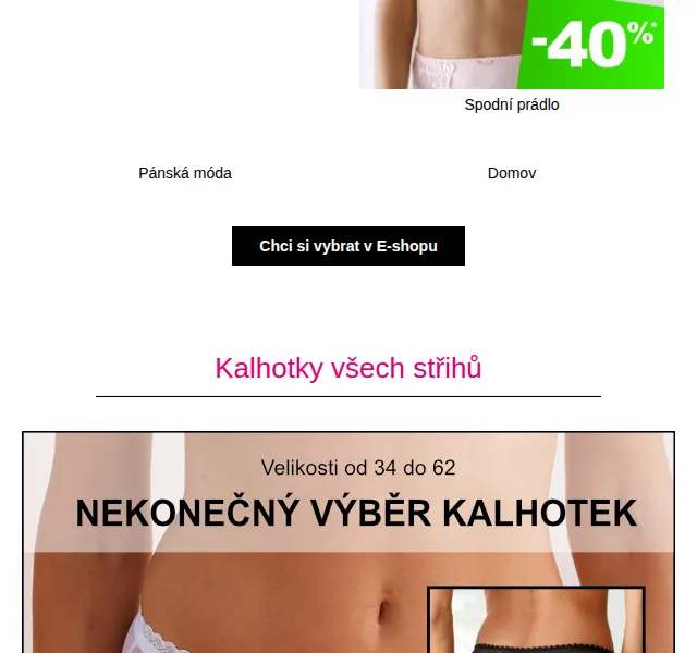Blancheporte: -40 % na módu a spodní prádlo – červenec 2026 | Nuslet.cz