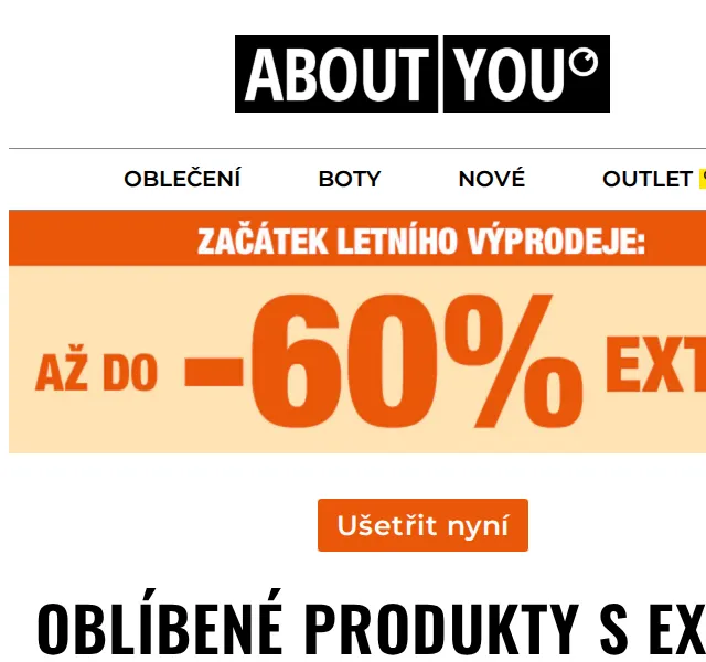 ABOUT YOU: sleva až 60 % na letní kolekci – červen 2026 | Nuslet.cz