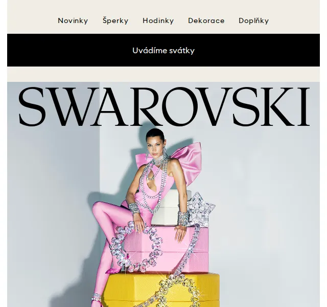 Swarovski: Bella Hadid vánoční kolekce – červen 2026 | Nuslet.cz