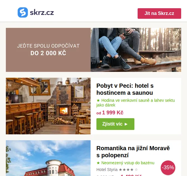Vánoce na Skrz: Pobyty od 1 199 Kč – wellness, vinařství i klášter – červen 2026 | Nuslet.cz