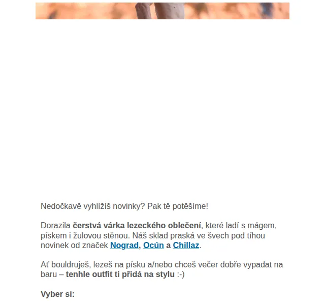 Namcheshop: nová kolekce lezeckého oblečení Nograd, Ocún, Chillaz – červen 2026 | Nuslet.cz