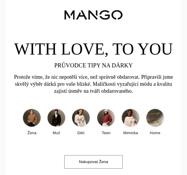 MANGO Home: Průvodce tipy na dárky – červen 2026 | Nuslet.cz