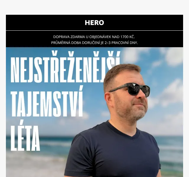HERO: V-neck trička do léta – červen 2026 | Nuslet.cz