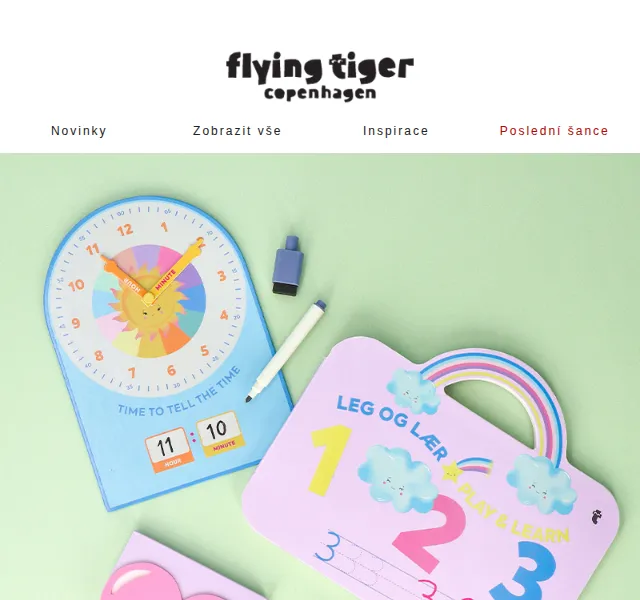 Flying Tiger Copenhagen: Hračky a kreativní slevy – červenec 2026 | Nuslet.cz