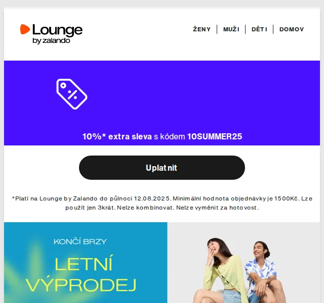 Lounge by Zalando: až 80 % sleva – Letní výprodej duben 2026