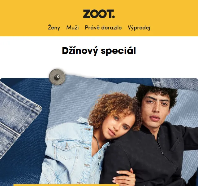 ZOOT: Džínový speciál s extra 30% slevou – červen 2026 | Nuslet.cz