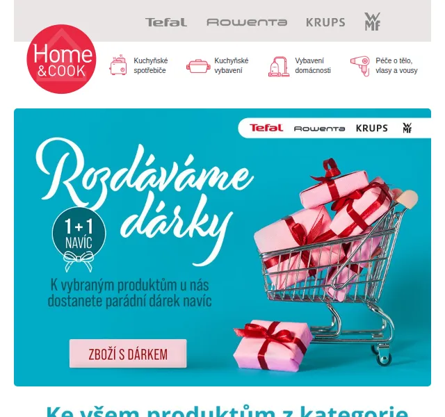 Home & Cook: dárek k nákupu a až -25 % – červen 2026 | Nuslet.cz